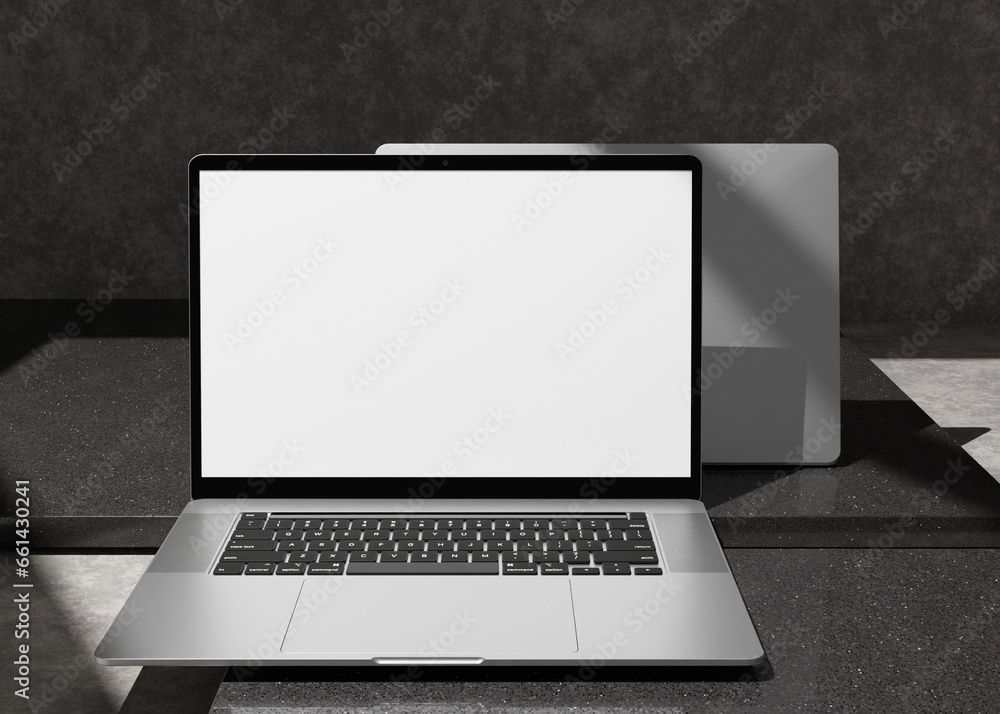 Laptop Screen Mockup for Branding Identity Presentation Laptop Screen Mockup for Branding Identity Presentation