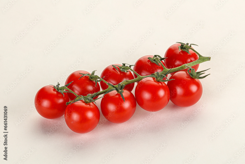 Ripe sweet cherry tomato branch Ripe sweet cherry tomato branch