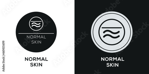 Creative (Normal skin) Icon ,Vector sign.