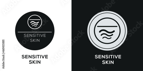 Creative (Sensitive skin) Icon ,Vector sign.