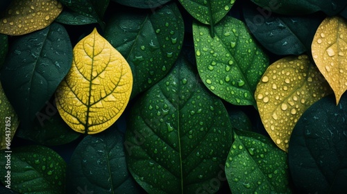 Green leaf texture, Generative AI