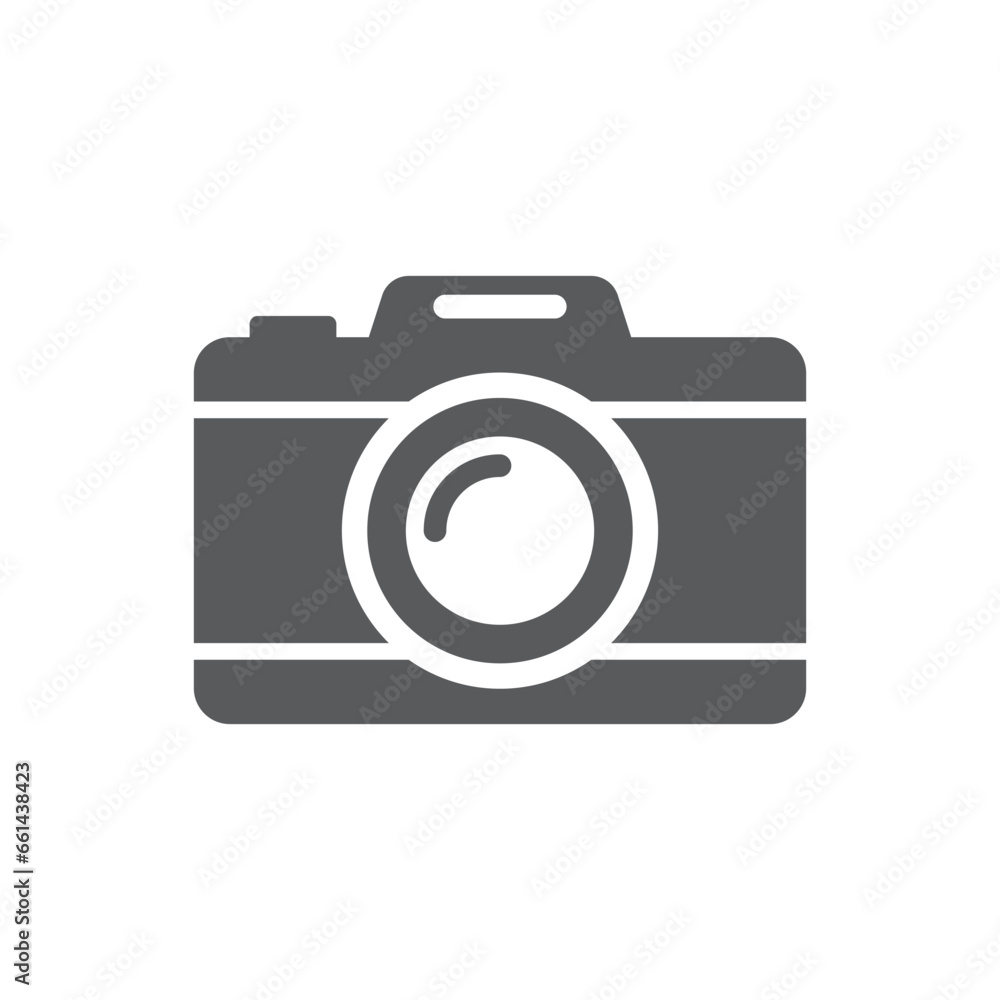 Camera icon in flat style. Photography vector illustration on isolated background. Photo sign business concept. Camera icon in flat style. Photography vector illustration on isolated background. Photo sign business concept.