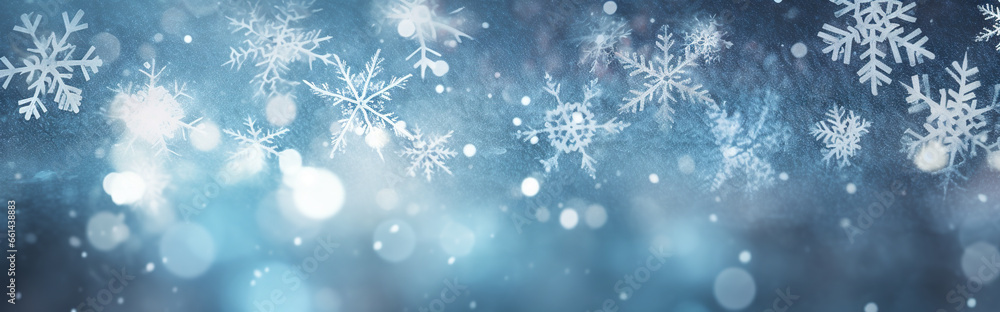 Magic Winter Christmas Background Snowflakes Magic Winter Christmas Background Snowflakes