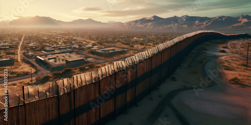 US border fence photo