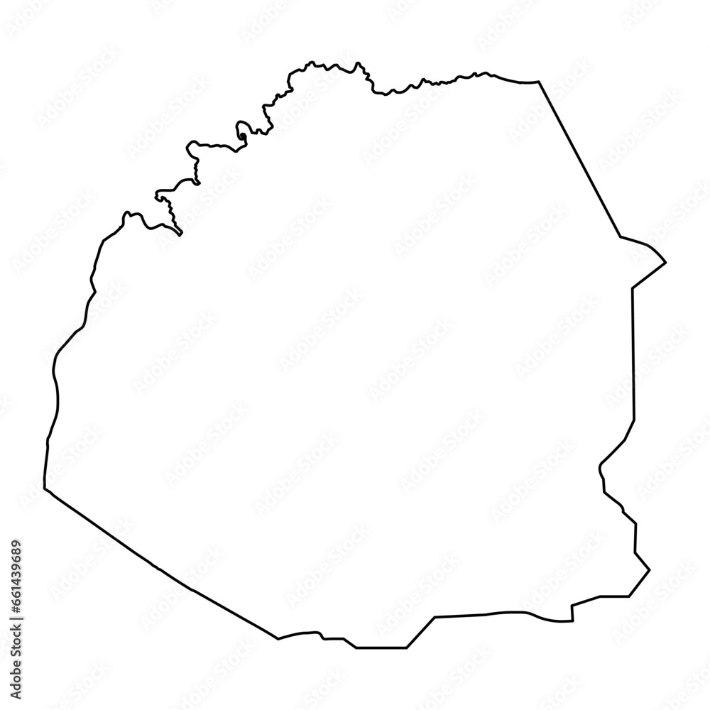 Atakora department map, administrative division of Benin. Atakora department map, administrative division of Benin.
