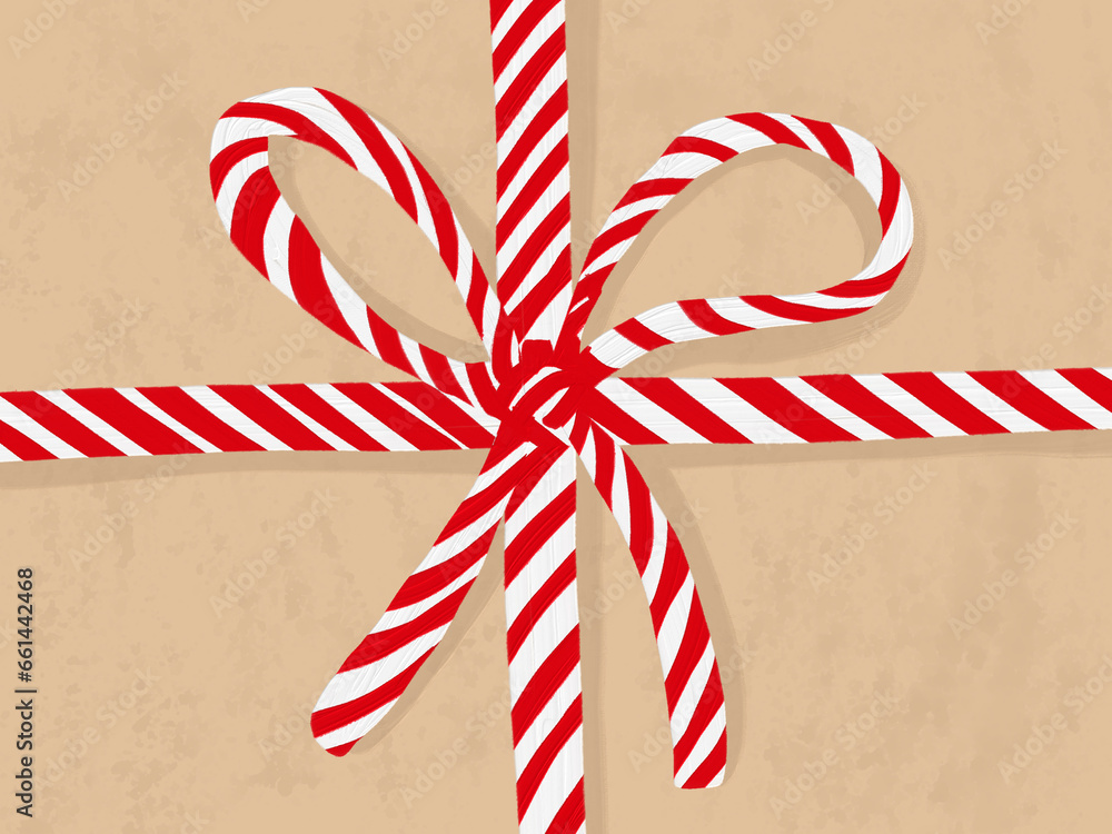 Obraz premium Brush texture christmas design for background.