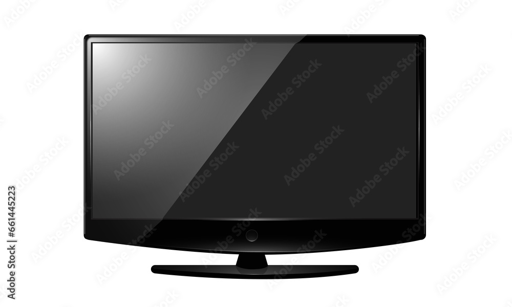 llcd tv monitor isolated on white background, plasma realistic illustration, White blank HD monitor mockup, Modern video panel black flat screen with clipping path llcd tv monitor isolated on white background, plasma realistic illustration, White blank HD monitor mockup, Modern video panel black flat screen with clipping path