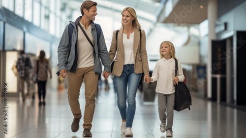 Family traveling  - Airport