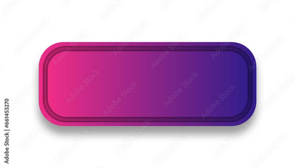 3d gradient web button. Click, push button with shadow 3d gradient web button. Click, push button with shadow