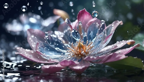 flower in water #661455037