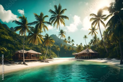 tropical resort pool © Image Studio
