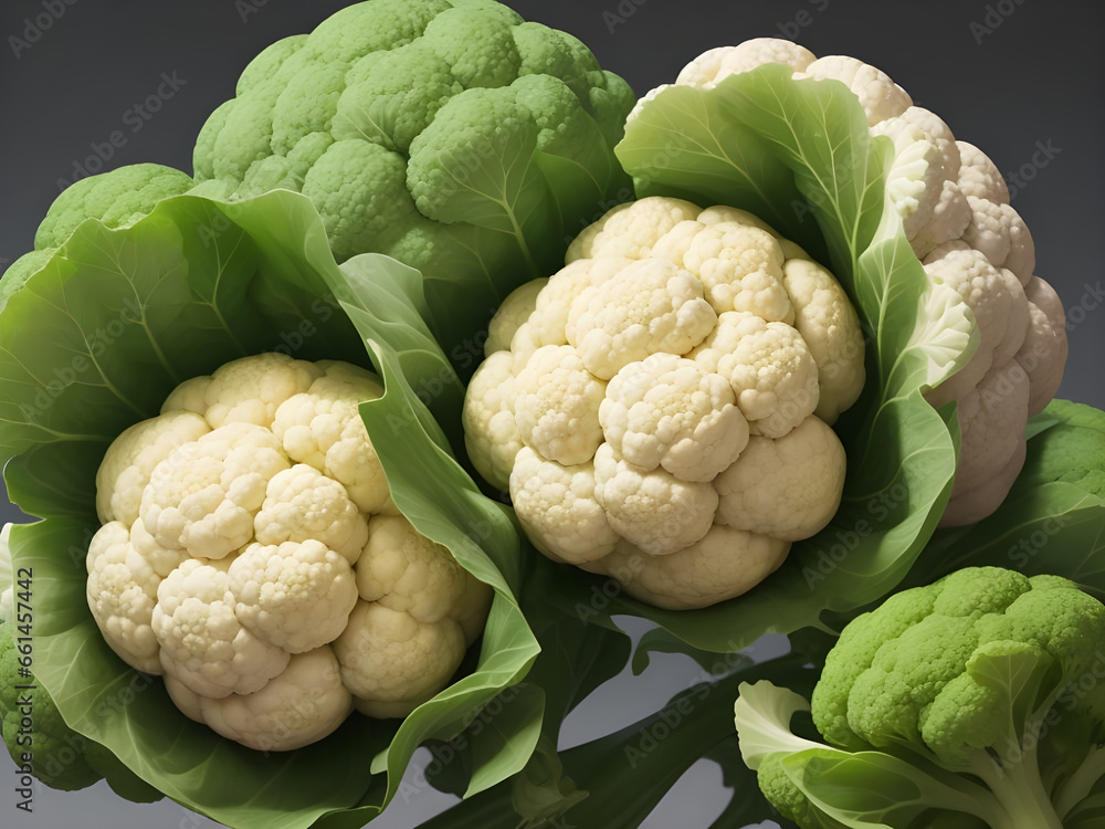 Fresh Cauliflower isolated Fresh Cauliflower isolated
