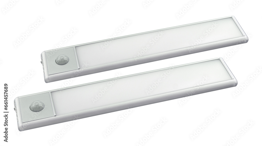 2 LED lights wireless isolated on white background 2 LED lights wireless isolated on white background