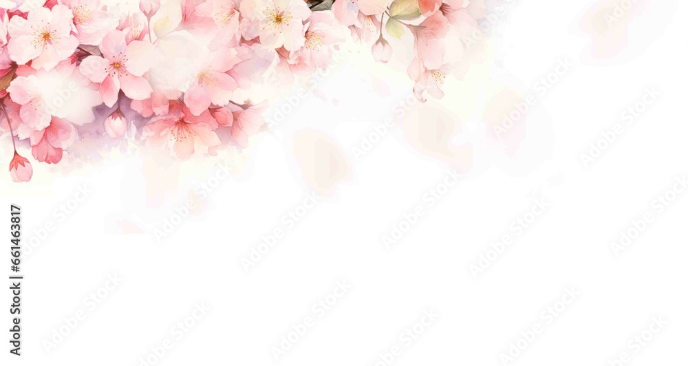 優しい桜 水彩 イラスト 優しい桜 水彩 イラスト
