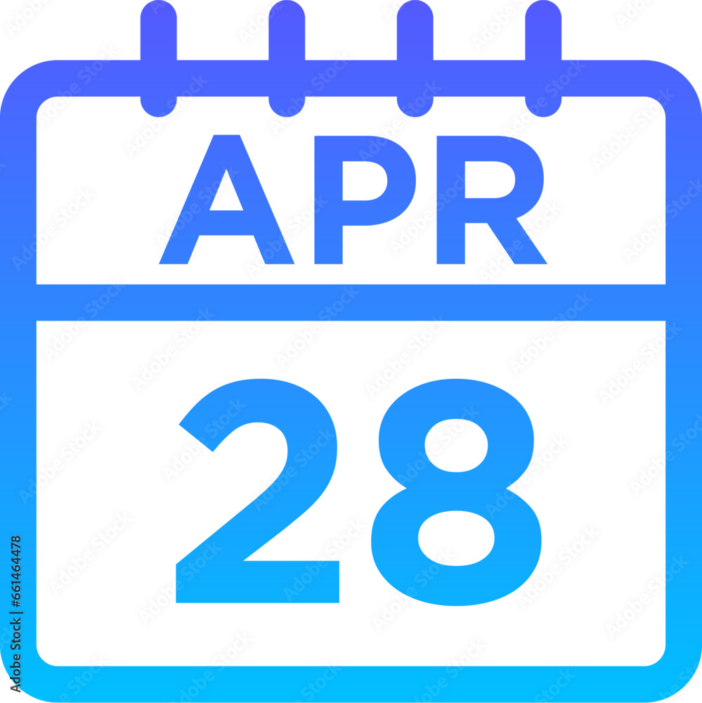 04-April - 28 Line Gradient Icon pictogram symbol visual illustration 04-April - 28 Line Gradient Icon pictogram symbol visual illustration