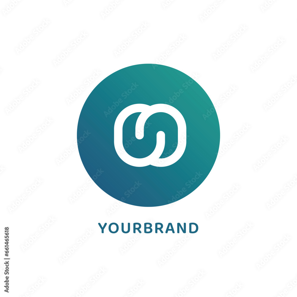 minimalist blue abstract geometric shape vector company icon logo design concept minimalist blue abstract geometric shape vector company icon logo design concept
