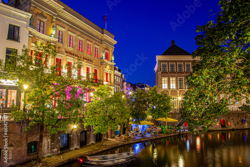 Wallpaper Mural city of Utrecht in the evening Torontodigital.ca
