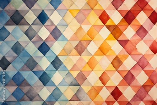  watercolor multicolor line geometry abstract subtle background illustration, Minimal geometric colorful pattern, Dynamic shapes composition interweavings