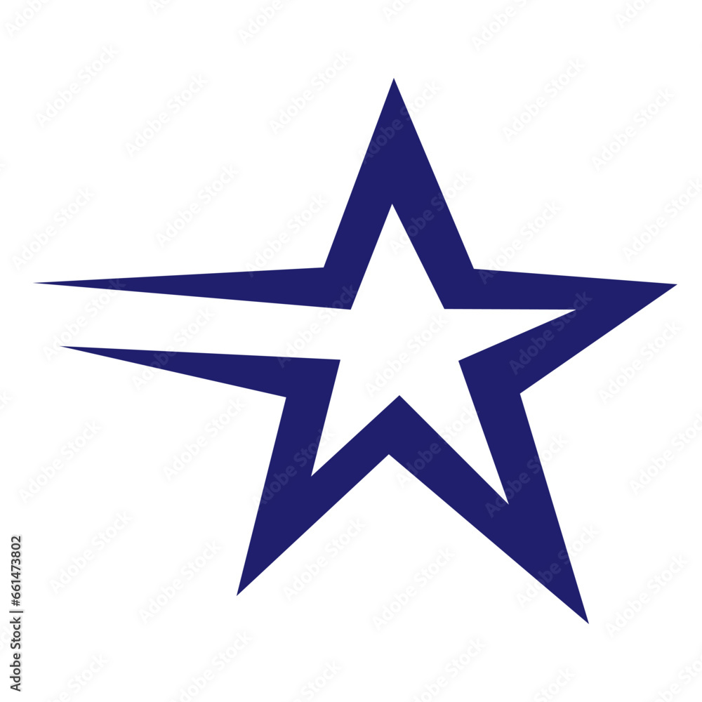 Obraz premium Vector Star Graphic. Best star illustration.