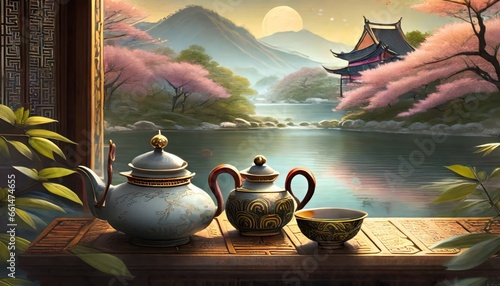 teapot background