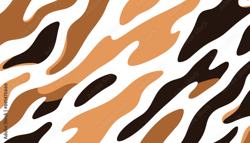 Pattern with tiger stripes. Abstract animal print. Vector illustration Pattern with tiger stripes. Abstract animal print. Vector illustration