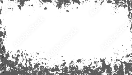 Grunge black and white grunge texture template. Dark dirty dust overlay background. Vector illustration
