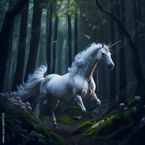 Unicorn s Dance  A Majestic Journey Through Enchanted Forests