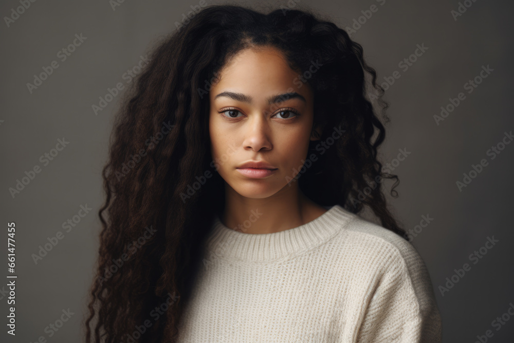 Young woman looking at the camera Young woman looking at the camera
