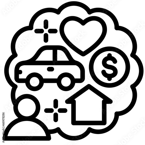 Expectations Outline Icon