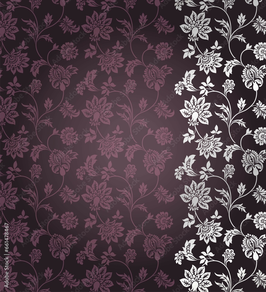 wedding card design, traditional paisley floral pattern , royal India wedding card design, traditional paisley floral pattern , royal India