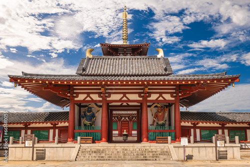 Shitenno ji, aka Arahakaji, Nanbaji, or Mitsuji, a buddhist temple located in Osaka, Japan photo