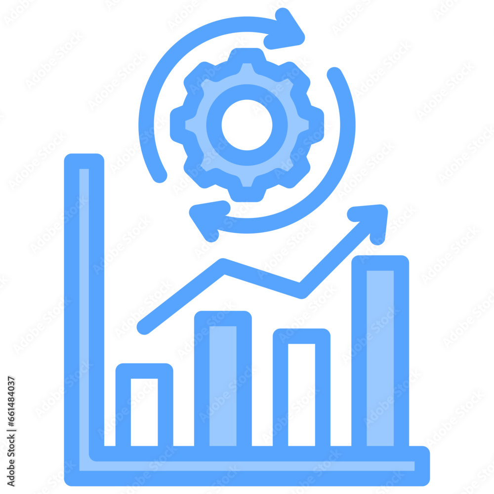 Measurement Blue Icon Measurement Blue Icon