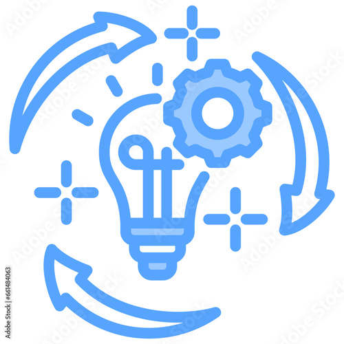 Innovation Blue Icon