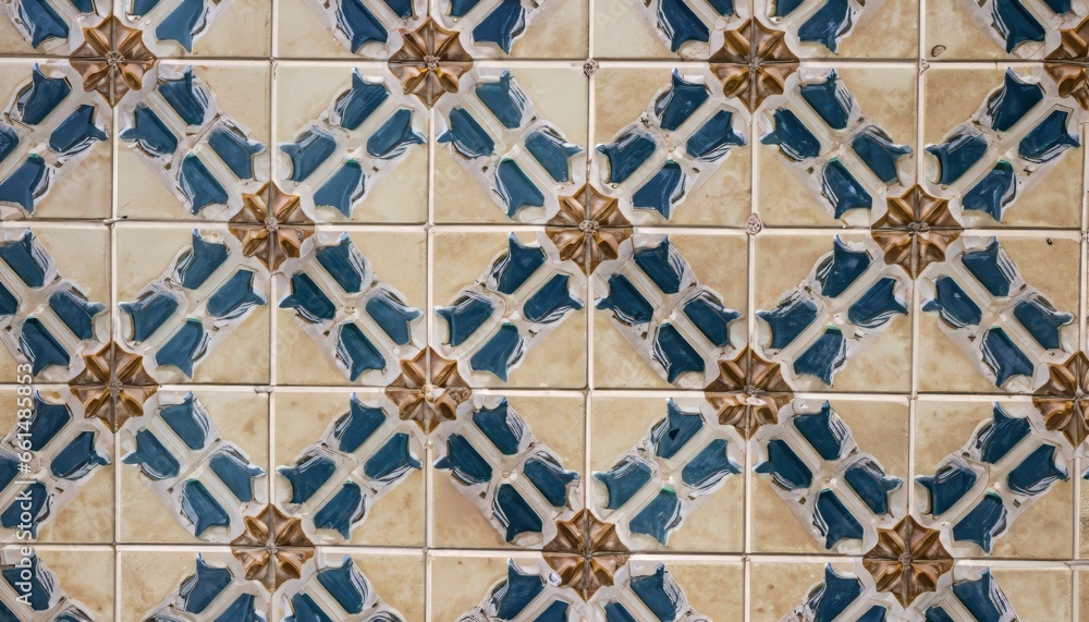 Vintage floor tiles texture