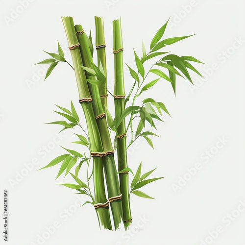 Bamboo Elegance Graphic Vector