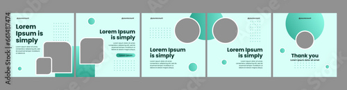 carousel creative template for instagram posts