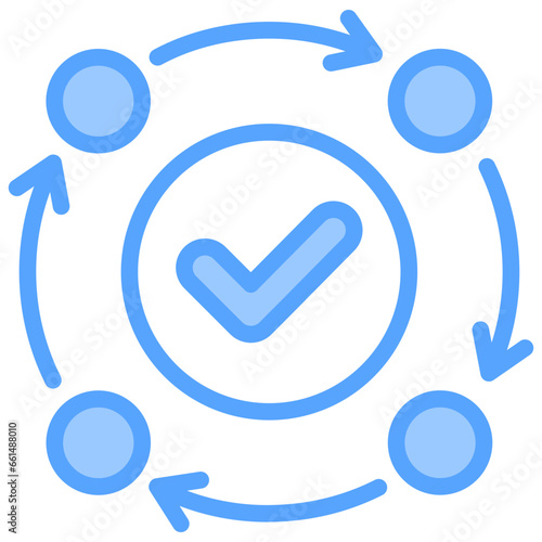 Methodology Blue Icon