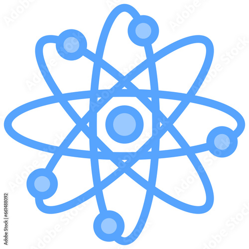 Atom Blue Icon