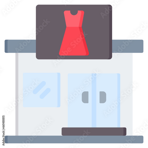 Fashion Boutiques Flat Icon