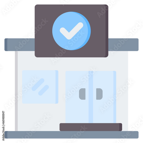 Anchor Store Flat Icon