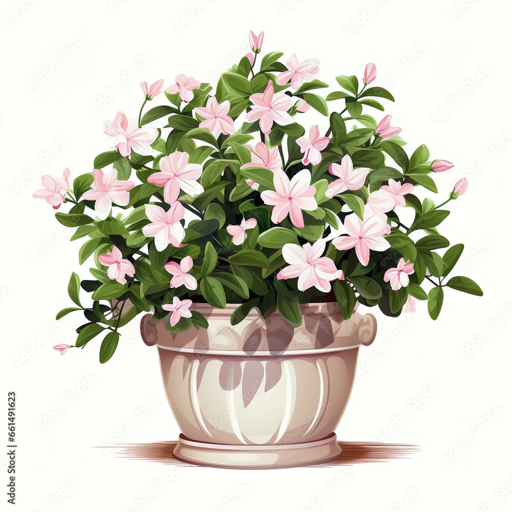 Blossoming Bush Graphic Vector Blossoming Bush Graphic Vector