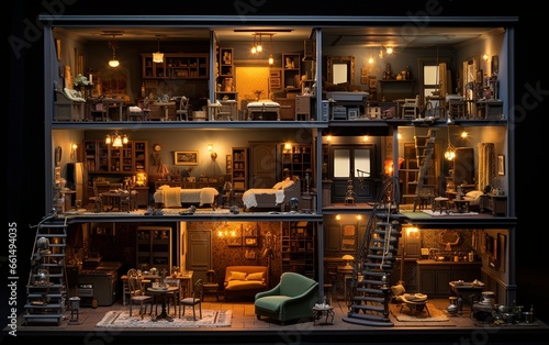 Delve into a Creepy Dollhouse and Its Tiny Figures