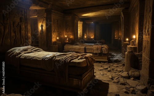Watch Over the Eternal Rest of Mummies in a Concealed Crypt photo