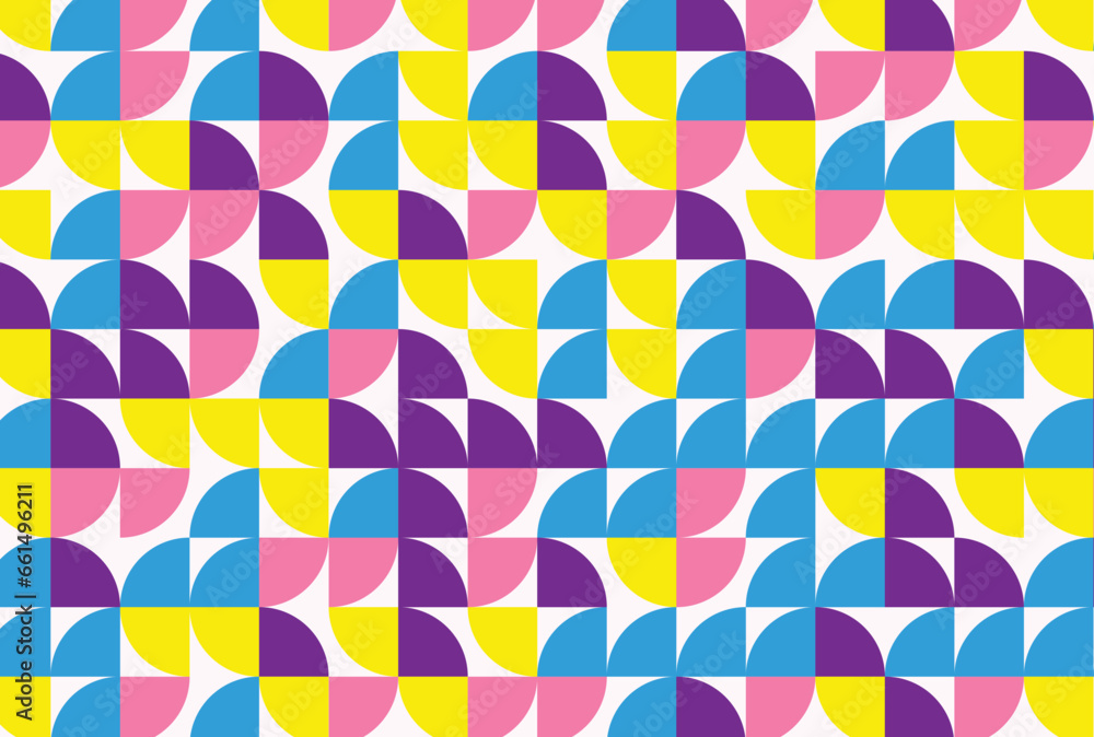 vector geometric groovy pattern design geometric mosaic pattern