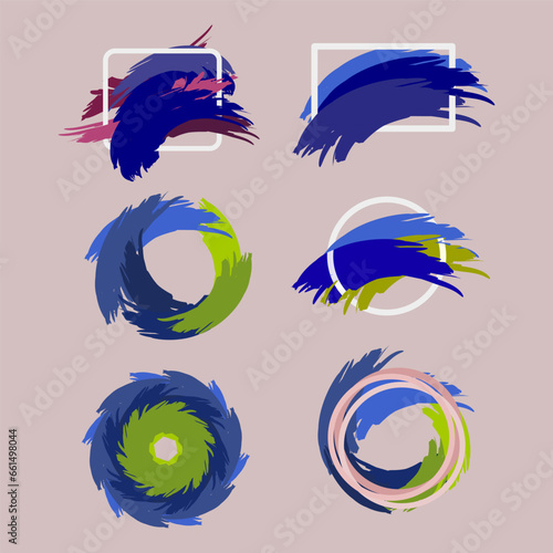 abstract style colorful writing background.vecor