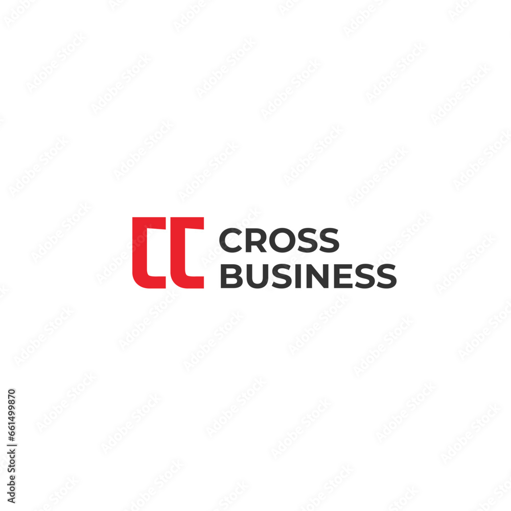 CC Combination cross business logo design CC Combination cross business logo design