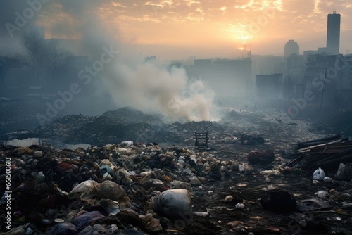 Environmental Ecological Disaster: Startling Images Portraying the Consequences of Pollution, Waste Accumulation, Smog, and Eco-Anxiety 