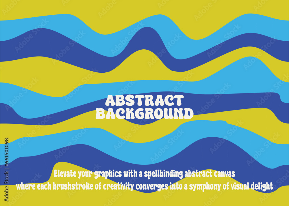 Obraz premium abstract background vector design with attractive horizontal wavy lines pattern