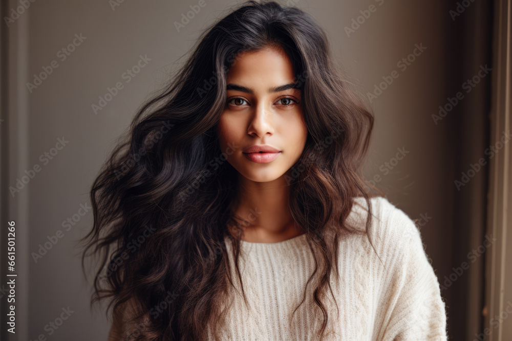 Young Indian woman looking at the camera Young Indian woman looking at the camera