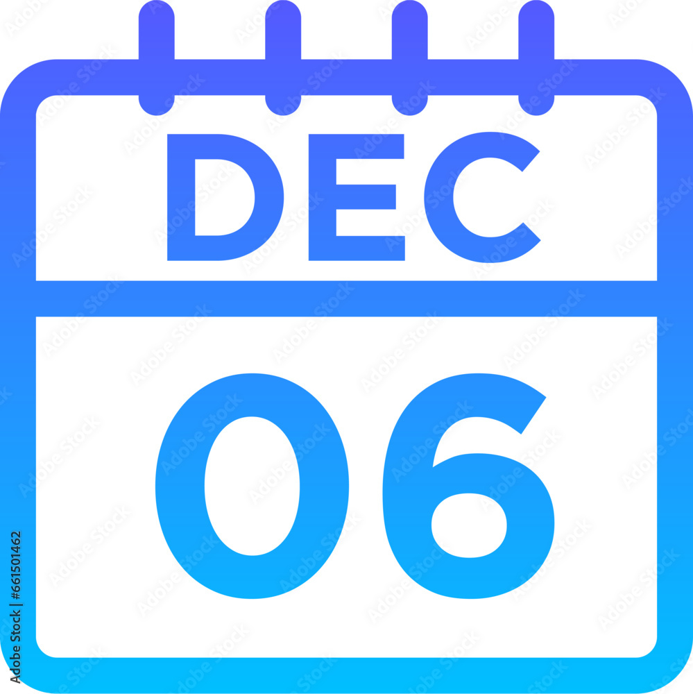 12- December - 06 Line Gradient Icon pictogram symbol visual illustration 12- December - 06 Line Gradient Icon pictogram symbol visual illustration